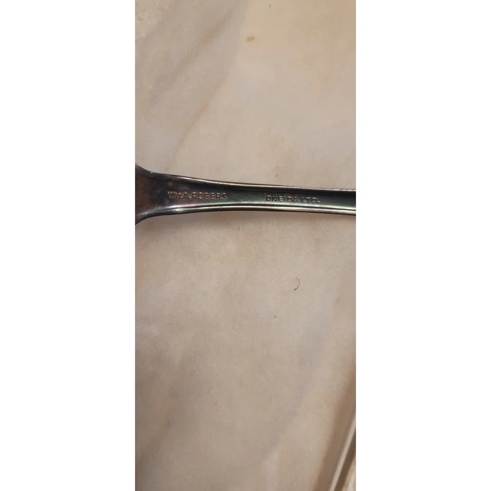 1-  Oneida Vanessa Francesca Pie Server Wm A Rogers Silverplate Flatware